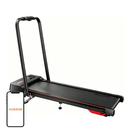 ACEZOE P12 Foldable Electric Treadmill (Black and Red)
